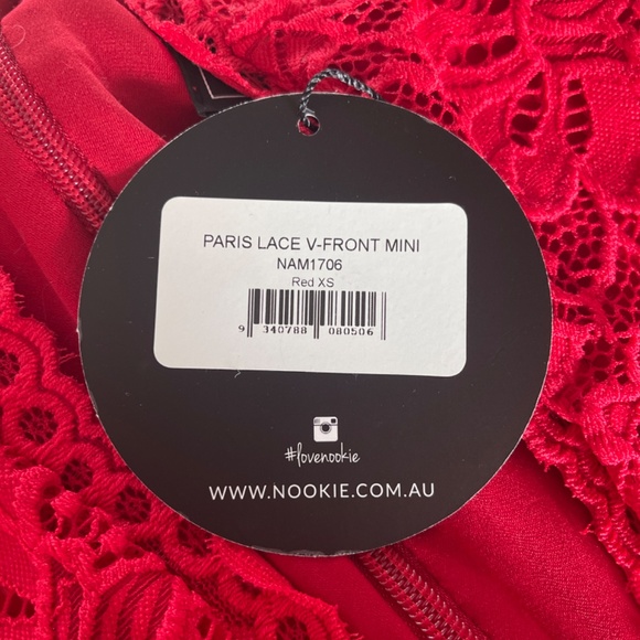 Red Lace Nookie Dress - Picture 5 of 5